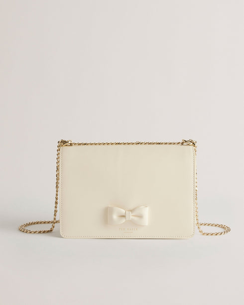 BAELEEN-Bags-It's all in the details: Cross body bag Top grain leather Bow detail Magnetic fastening Internal zip pocket Chain shoulder strap Logo detail Dimensions: 23cm x 15cm x 6cm- Ted Baker Romania
